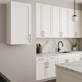 Cambridge Everest Ready-to-Assemble Shaker Wall Kitchen Cabinet, White, 9x12x36 in.
