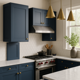 MILL'S PRIDE Valencia Blue Wall Kitchen Cabinet - 15" W x 12" D x 30" H