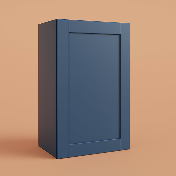 MILL'S PRIDE Valencia Blue Wall Kitchen Cabinet - 15" W x 12" D x 30" H