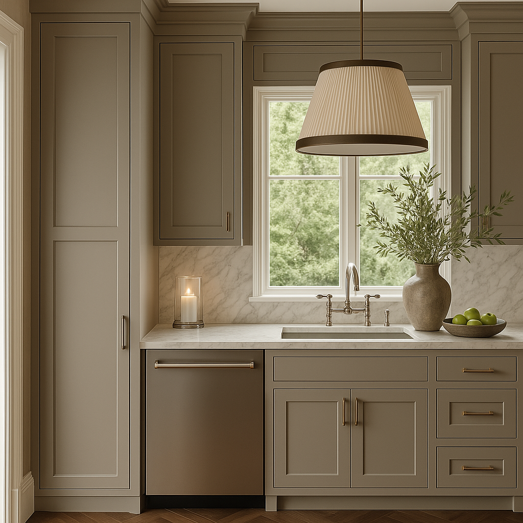 MILL'S PRIDE Richmond Vesuvius Gray Plywood Shaker Wall Kitchen Cabinet