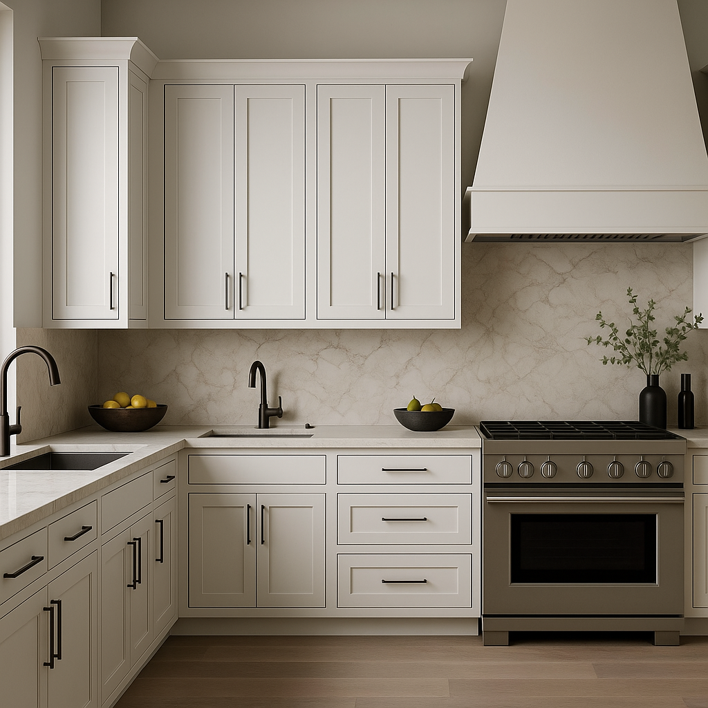 MILL'S PRIDE Richmond Verona White Shaker Wall Kitchen Cabinet - 9 in W x 12 in D x 42 in H