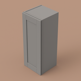 MILL'S PRIDE Richmond Vesuvius Gray Wall Kitchen Cabinet - Ready to Assemble, Soft Close, 9x12x36