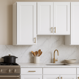 Design House Brookings Shaker Style Wall Kitchen Cabinet, White Finish, 12x24x12 in.