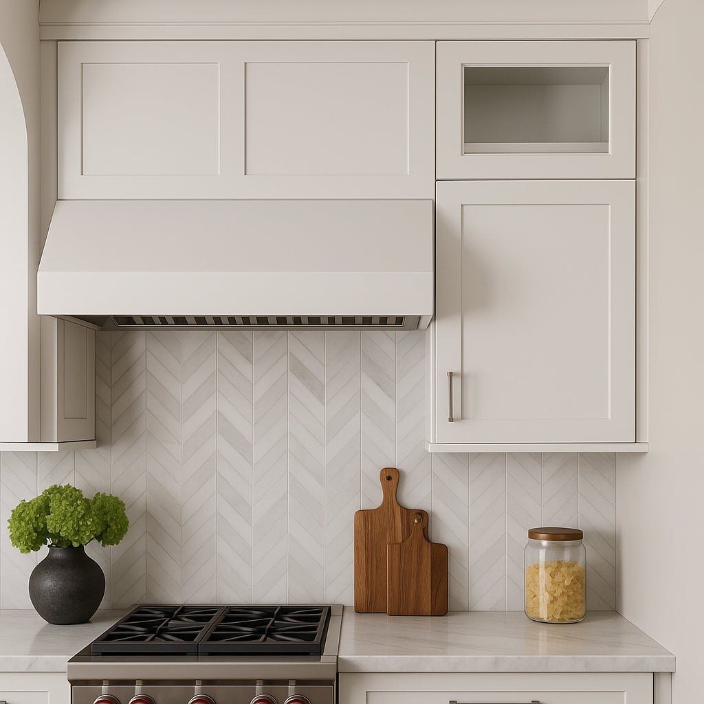 HOMEIBRO Shaker Dove Plywood Wall Kitchen Cabinet, 21x12x12 Inches
