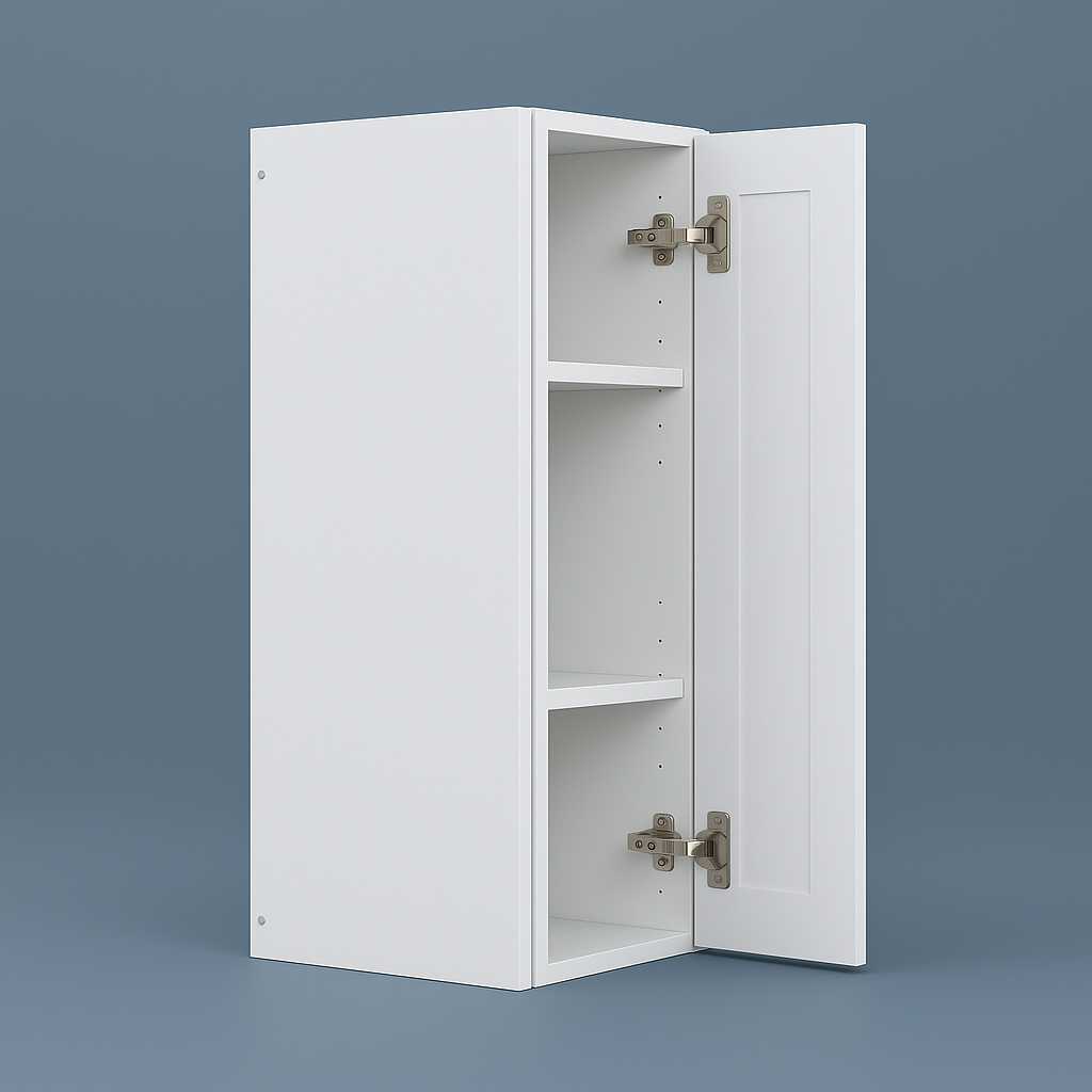 Cambridge Everest White Shaker Wall Kitchen Cabinet, Ready to Assemble, 12x12x30 in.