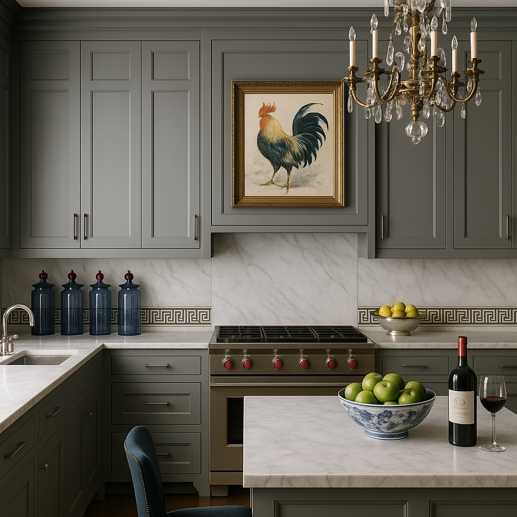 MILL'S PRIDE Richmond Vesuvius Gray Wall Kitchen Cabinet - Ready to Assemble