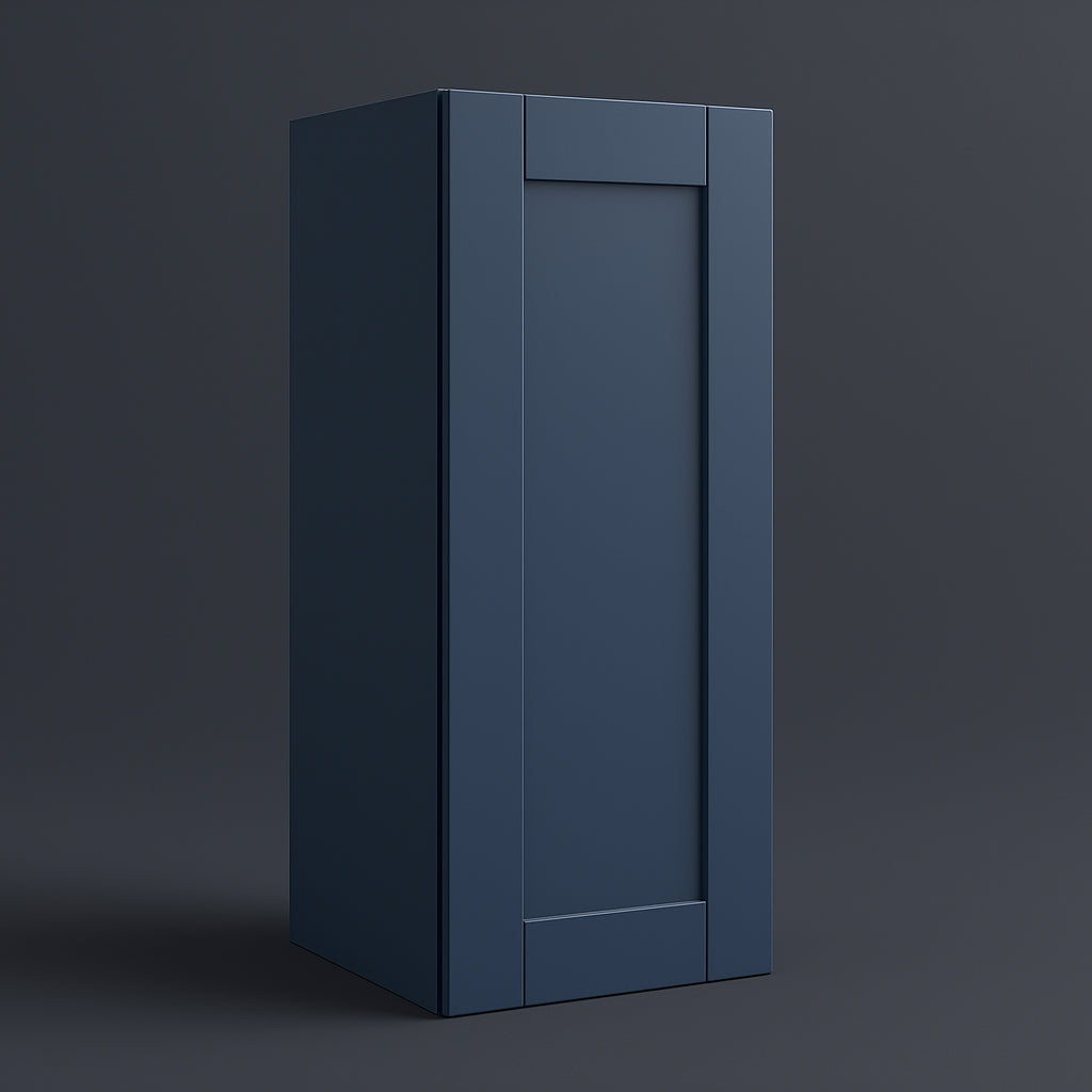 MILL'S PRIDE Valencia Blue Shaker Wall Kitchen Cabinet - Ready to Assemble