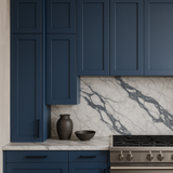 MILL'S PRIDE Valencia Blue Shaker Wall Kitchen Cabinet - Ready to Assemble