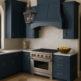 MILL'S PRIDE Valencia Blue Shaker Wall Kitchen Cabinet - Ready to Assemble