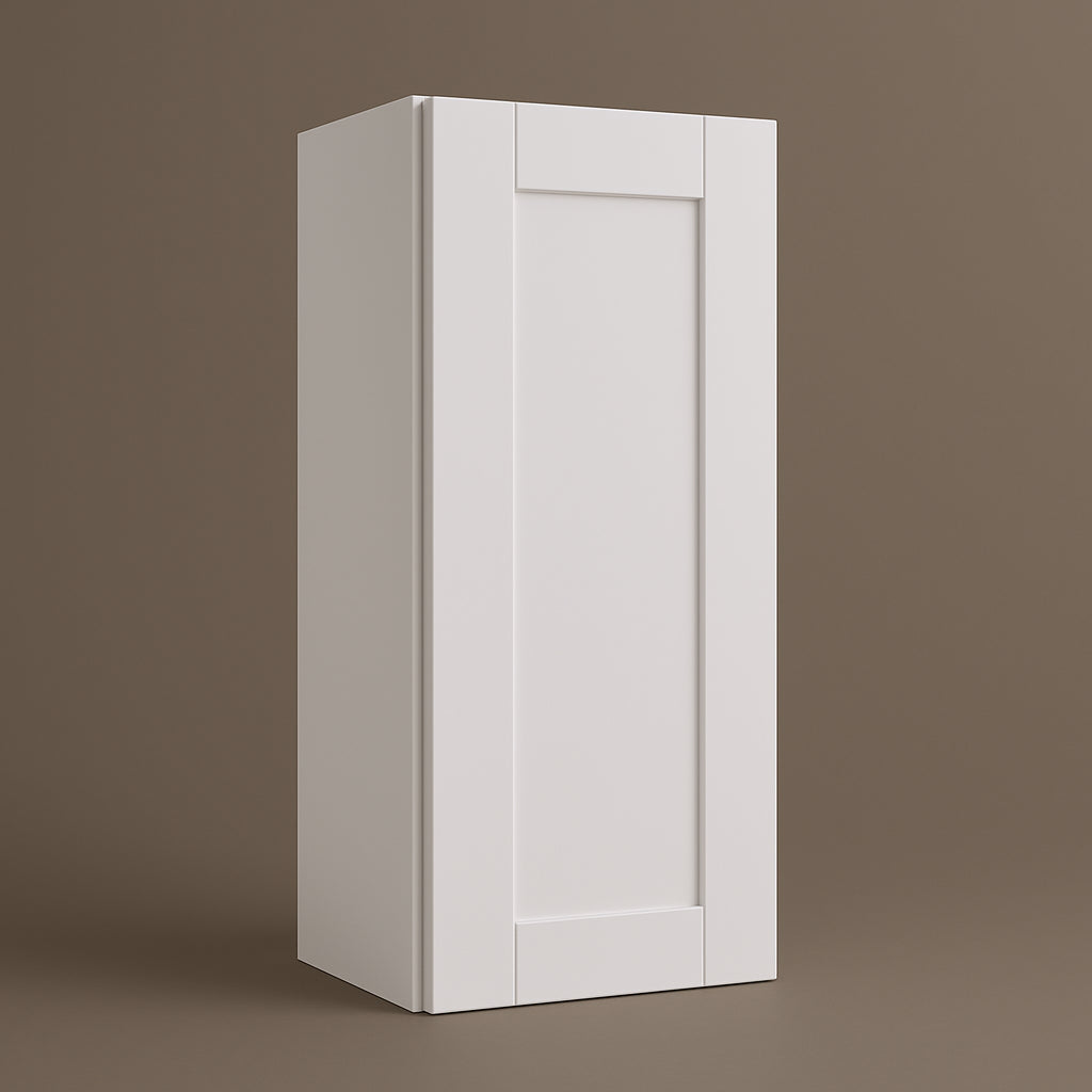 MILL'S PRIDE Richmond Verona White Shaker Wall Kitchen Cabinet - 9 in W x 12 in D x 36 in H