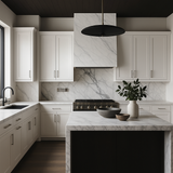 MILL'S PRIDE Richmond Verona White Shaker Wall Kitchen Cabinet - 9 in W x 12 in D x 36 in H