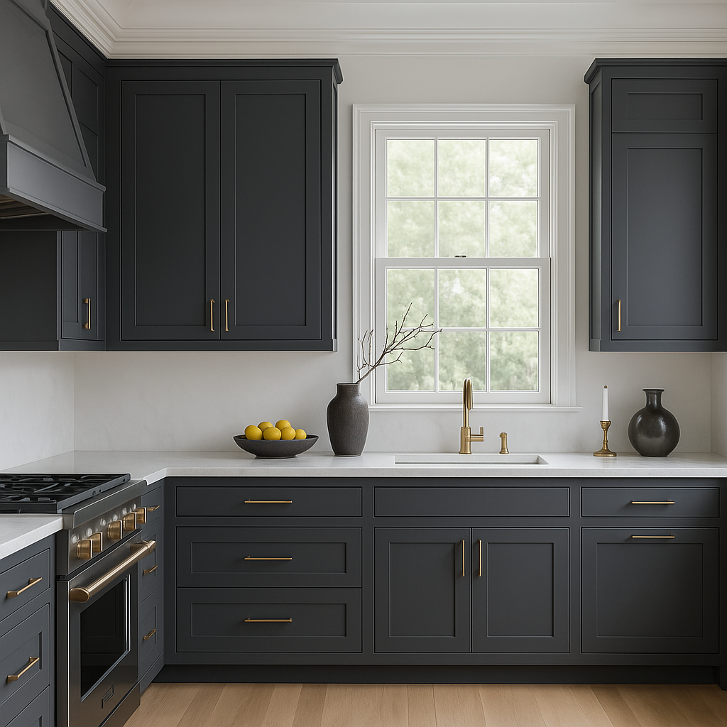 MILL'S PRIDE Richmond Venetian Onyx Plywood Shaker Wall Kitchen Cabinet, 15" W x 12" D x 30" H