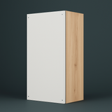 Cambridge Radiance Ready-to-Assemble Slab Wall Kitchen Cabinet, Light Oak, 18x12x30 in.