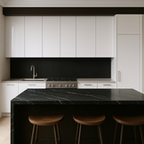 Cambridge Radiance White Gloss Slab Wall Kitchen Cabinet, 9x12x36 in.