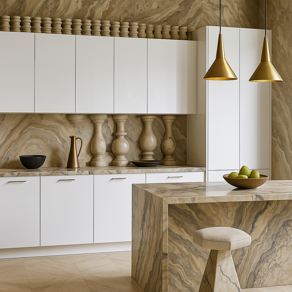 Cambridge Radiance White Gloss Slab Wall Kitchen Cabinet, 9x12x36 in.