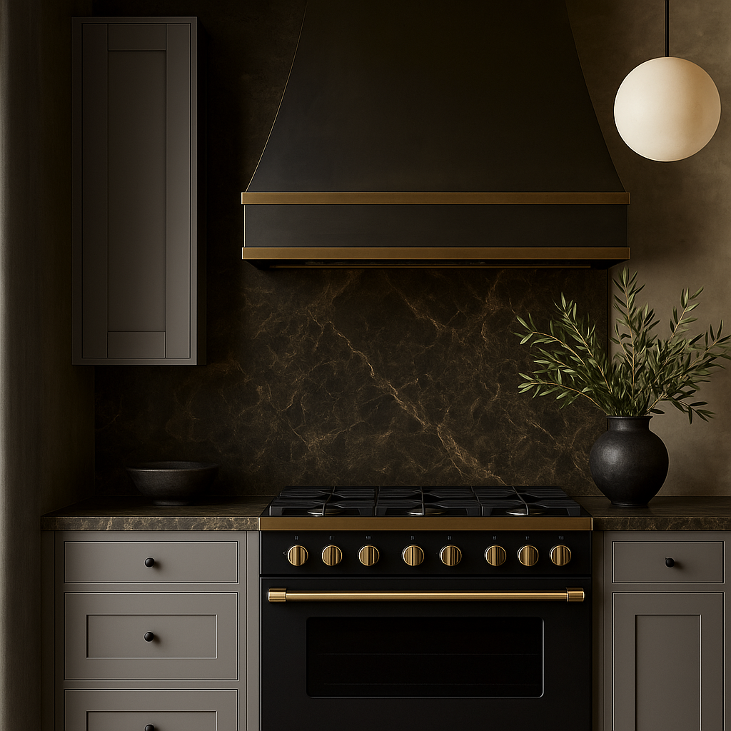 MILL'S PRIDE Richmond Vesuvius Gray Wall Kitchen Cabinet - 9 in W x 12 in D x 42 in H