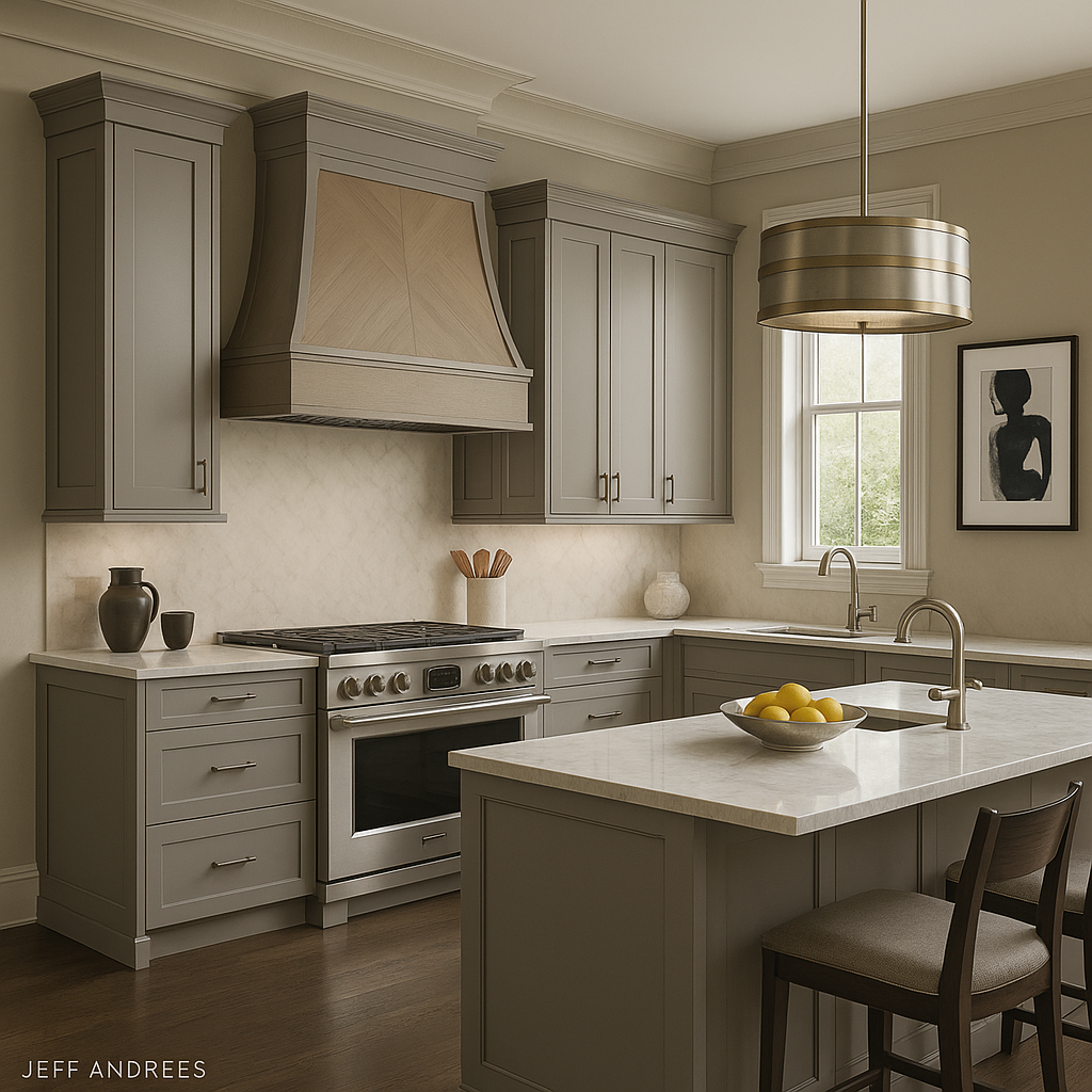 MILL'S PRIDE Richmond Vesuvius Gray Wall Kitchen Cabinet - 9 in W x 12 in D x 42 in H