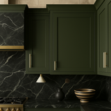 Hampton Bay Avondale Shaker Wall Kitchen Cabinet, Fern Green, 21x12x36 in.