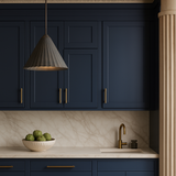 Hampton Bay Avondale Ink Blue Shaker Wall Kitchen Cabinet - 18x12x30