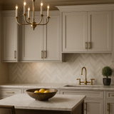 Hampton Bay Avondale Shaker Wall Kitchen Cabinet, Dove Gray, 21x12x36 in.
