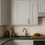 Hampton Bay Avondale Shaker Wall Kitchen Cabinet, Dove Gray, 21x12x36 in.