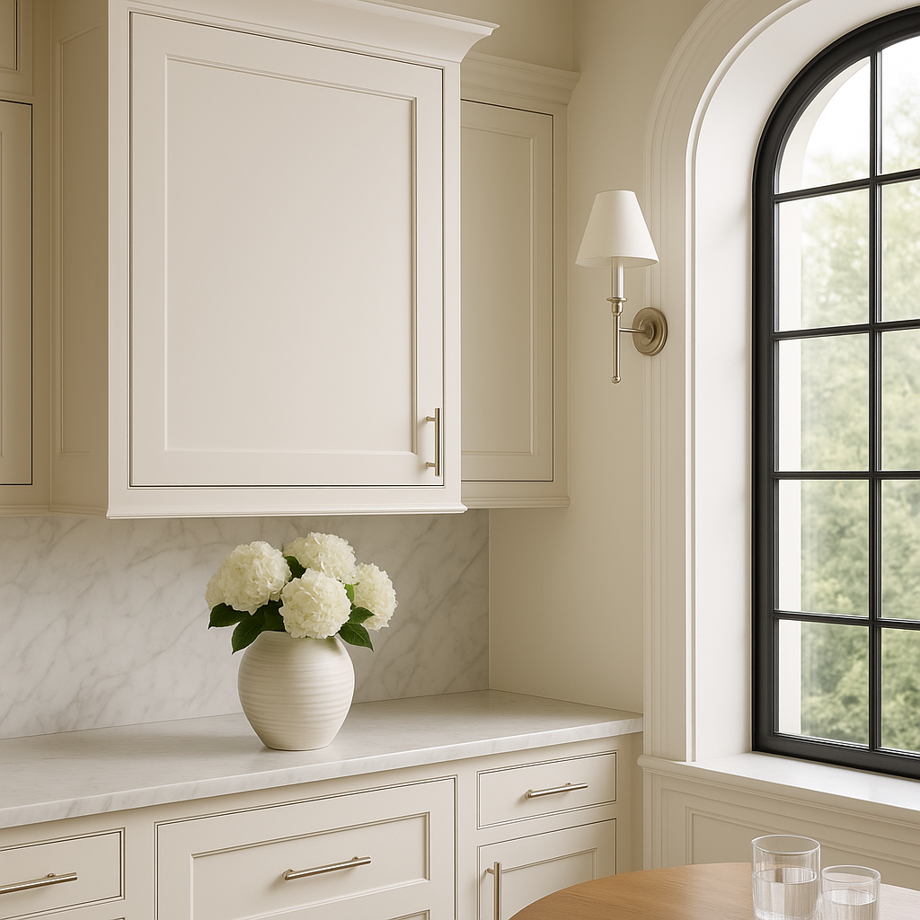 Hampton Bay Avondale 21 in. Shaker Wall Kitchen Cabinet in Antique White
