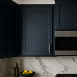 Hampton Bay Ink Blue Shaker Wall Kitchen Cabinet - 21" W x 12" D x 30" H