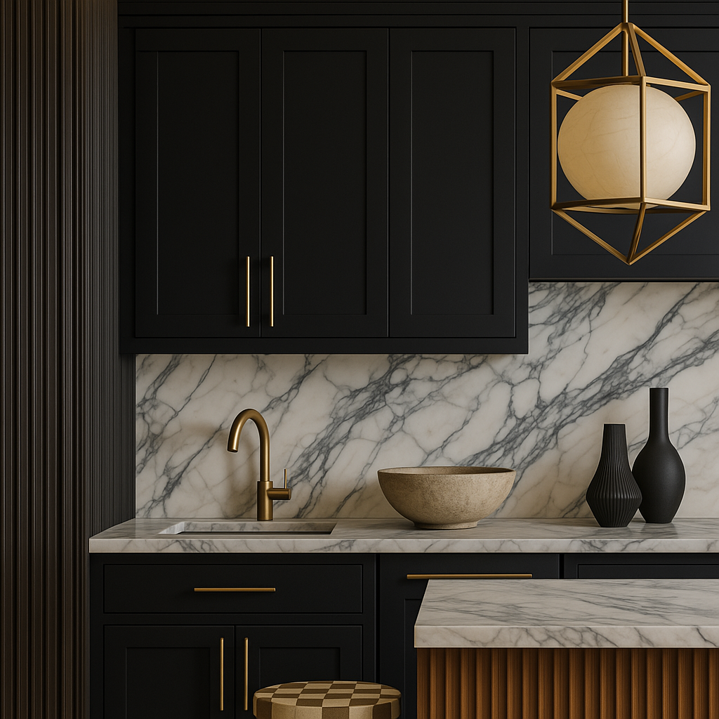 Hampton Bay Avondale Raven Black Shaker Wall Kitchen Cabinet, 15x12x36 in.