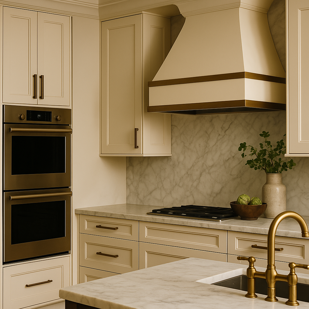 Hampton Bay Avondale Ready to Assemble Plywood Shaker Wall Kitchen Cabinet in Antique White