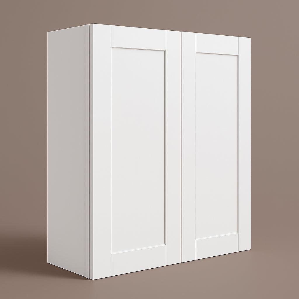 MILL'S PRIDE Richmond Verona White Shaker Wall Kitchen Cabinet - 24 in W x 12 in D x 30 in H