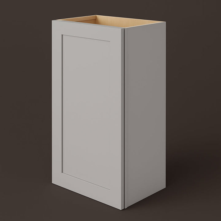 Hampton Bay Avondale 18 in. Dove Gray Shaker Wall Kitchen Cabinet