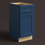 MILL'S PRIDE Valencia Blue Shaker Base Kitchen Cabinet - Ready to Assemble