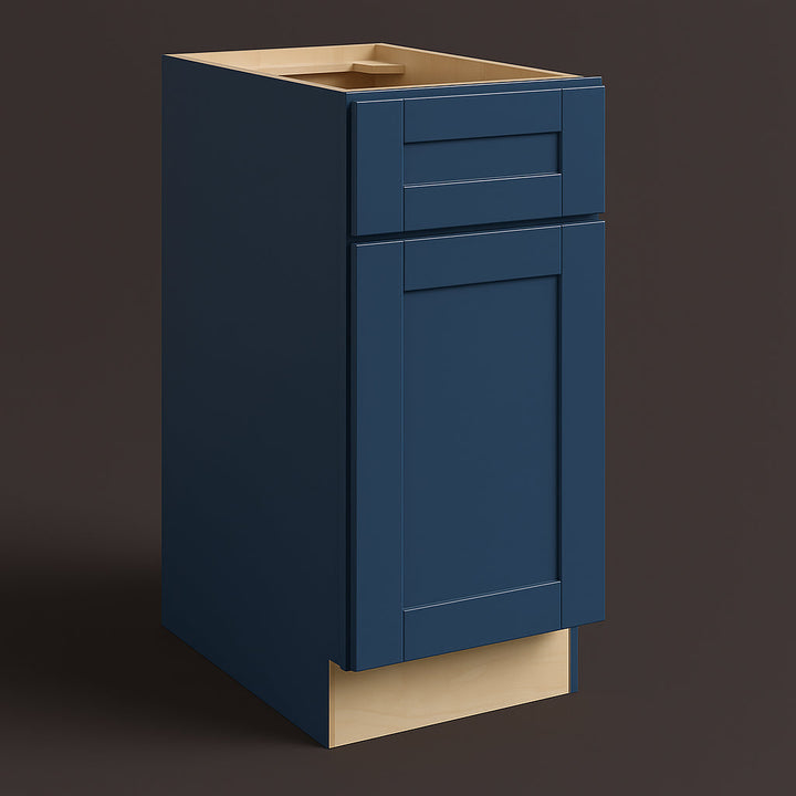 MILL'S PRIDE Valencia Blue Shaker Base Kitchen Cabinet - Ready to Assemble