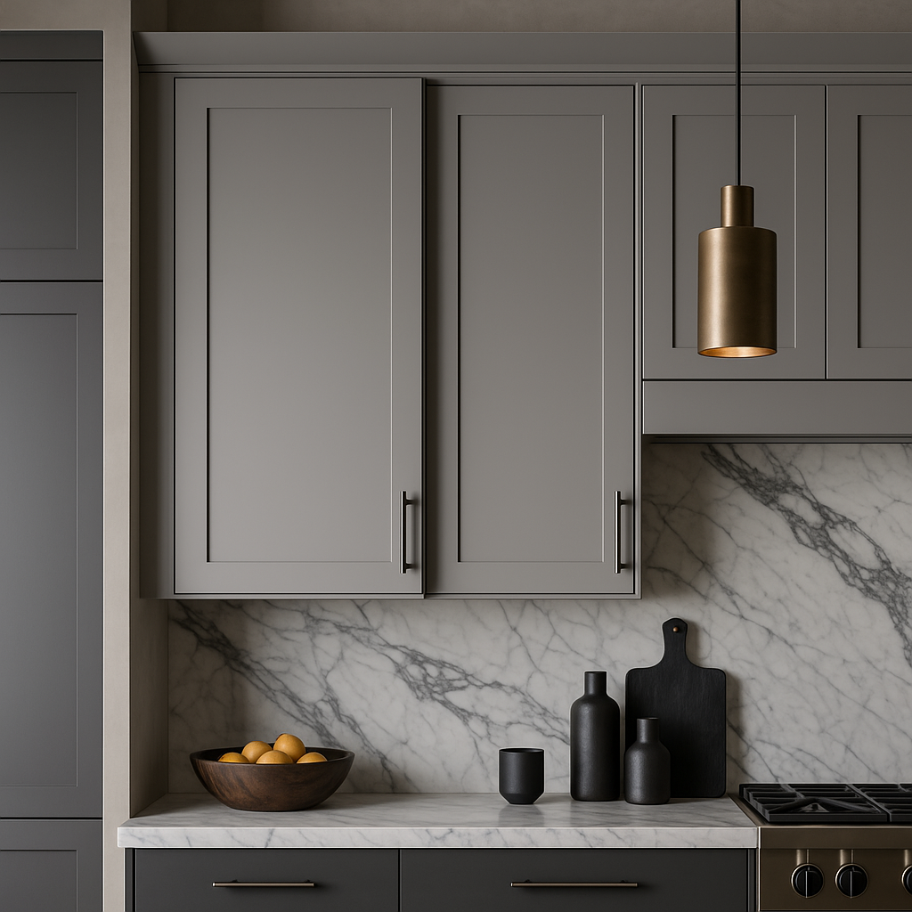 Hampton Bay Avondale 24" Dove Gray Shaker Wall Kitchen Cabinet