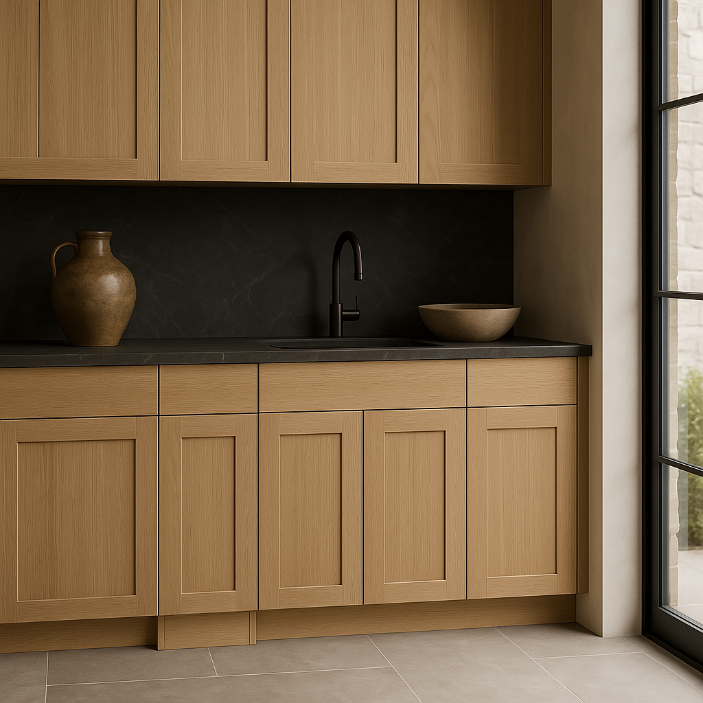 Hampton Bay Avondale White Oak Shaker Base Kitchen Cabinet - Ready to Assemble