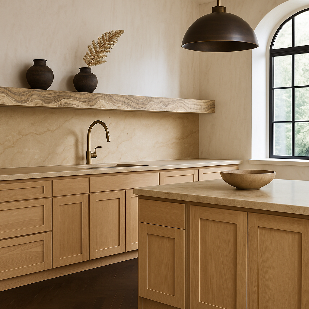 Hampton Bay Avondale White Oak Shaker Base Kitchen Cabinet - Ready to Assemble