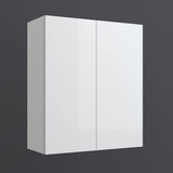 Cambridge Radiance 30 in. White Gloss Slab Wall Kitchen Cabinet