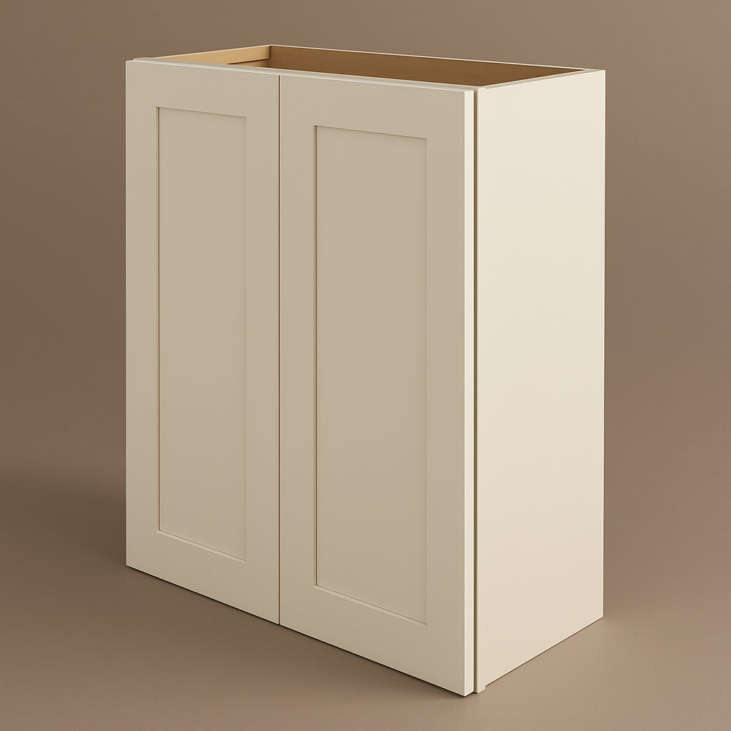 Hampton Bay Avondale 27 in. Shaker Wall Kitchen Cabinet in Antique White