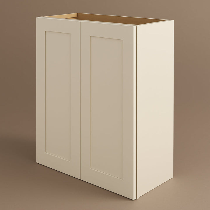 Hampton Bay Avondale 27 in. Shaker Wall Kitchen Cabinet in Antique White