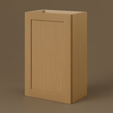 Hampton Bay Avondale 18" White Oak Shaker Wall Kitchen Cabinet