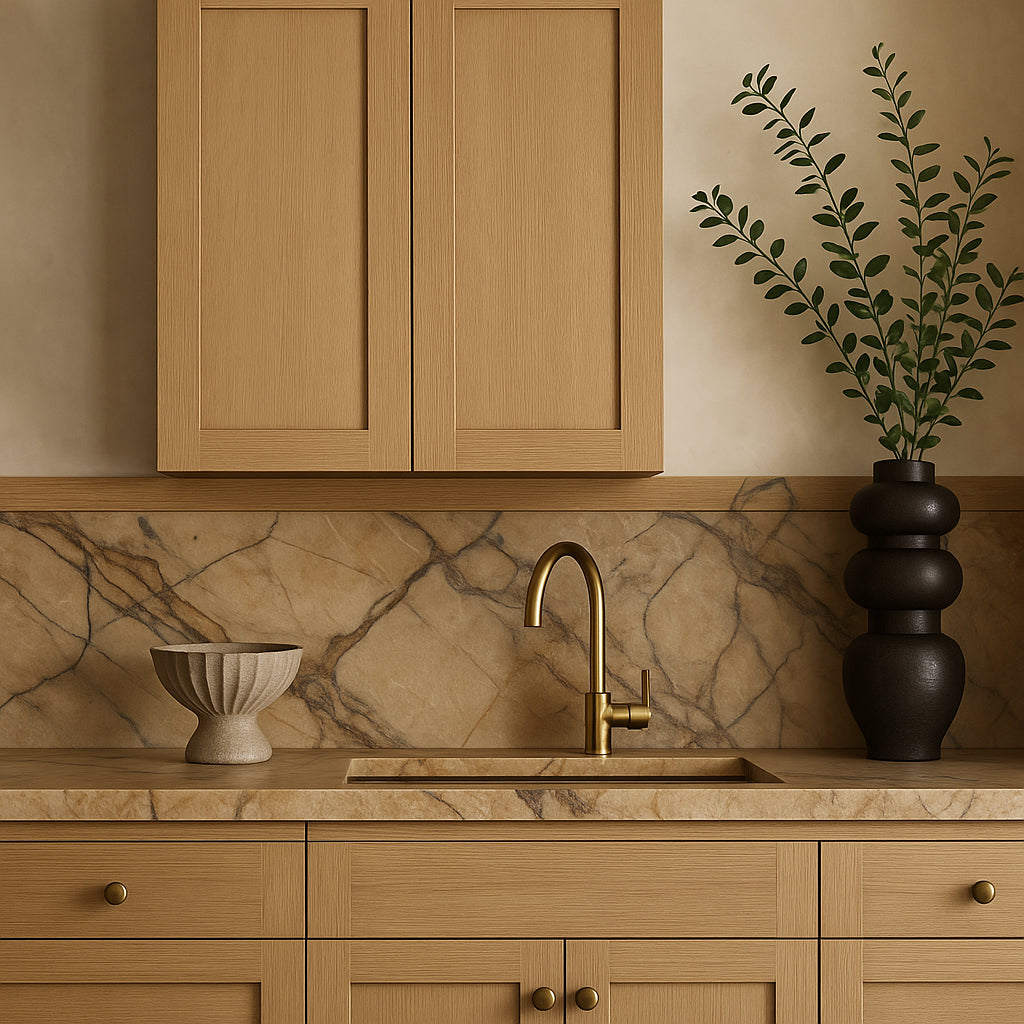 Hampton Bay Avondale 30-inch White Oak Shaker Wall Kitchen Cabinet