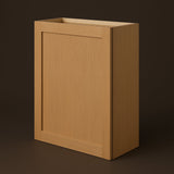 Hampton Bay Avondale 24" Shaker Wall Kitchen Cabinet in White Oak