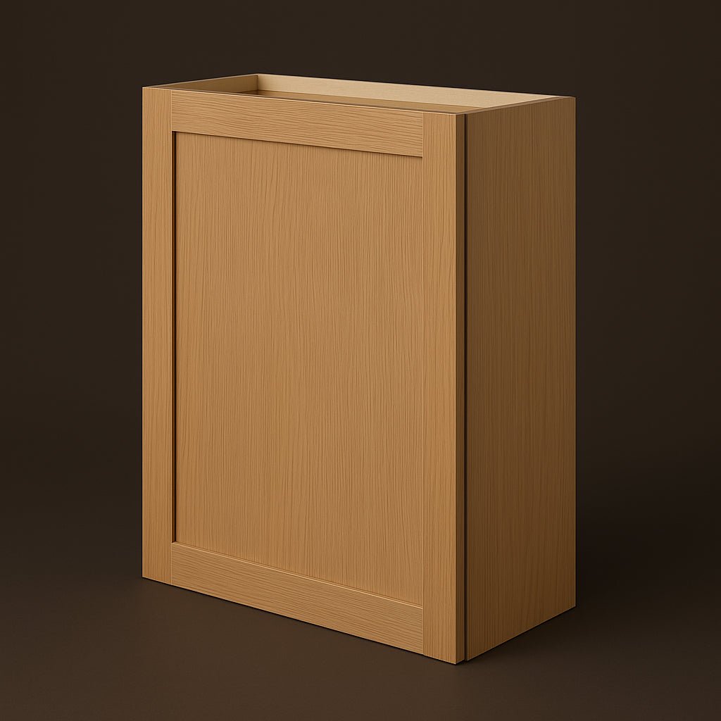 Hampton Bay Avondale 24" Shaker Wall Kitchen Cabinet in White Oak