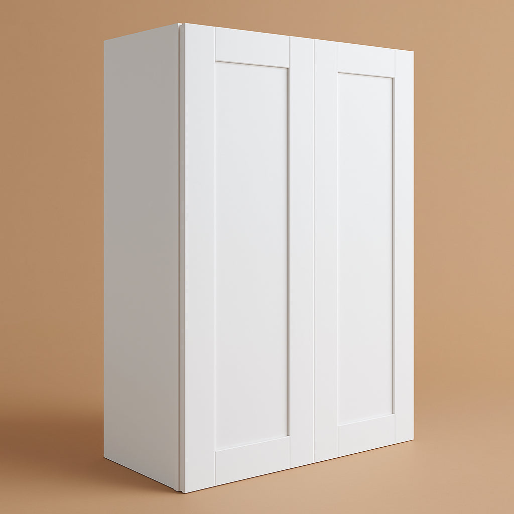 MILL'S PRIDE Richmond Verona White Shaker Wall Kitchen Cabinet - 24 in W x 12 in D x 42 in H