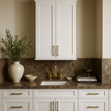MILL'S PRIDE Richmond Verona White Shaker Wall Kitchen Cabinet - 24 in W x 12 in D x 42 in H
