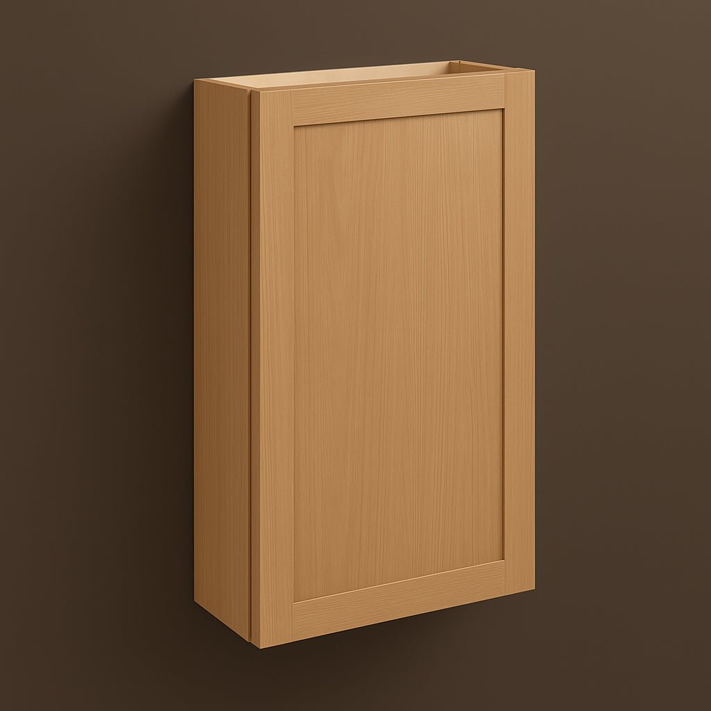Hampton Bay Avondale 24" Shaker Wall Kitchen Cabinet in White Oak