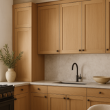 Hampton Bay Avondale 24" Shaker Wall Kitchen Cabinet in White Oak