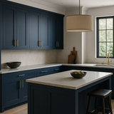 MILL'S PRIDE Valencia Blue Wall Kitchen Cabinet - 24" W x 12" D x 36" H
