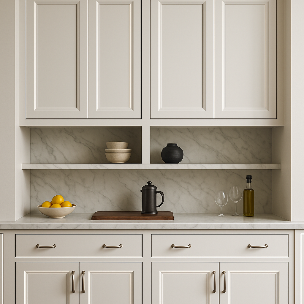 PELHAM & WHITE Keyport Shaker 30" Wall Kitchen Cabinet in White