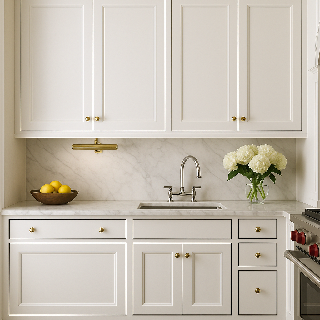 PELHAM & WHITE Keyport Shaker 30" Wall Kitchen Cabinet in White